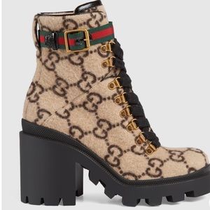 gucci wool ankle boots